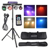 Oświetlenie i efekty wizualne - LIGHT4me BELKA LASER STROBOSKOP LED PAR DERBY UV - miniaturka - grafika 1