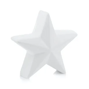 Gwiazda ceramiczna 14 cm biały - Ozdoby bożonarodzeniowe - miniaturka - grafika 1