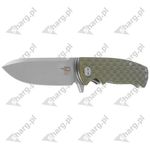 Nóż składany Bestech Grampus Olive G10, Stonewashed / Satin D2 (BG02B) - Noże - miniaturka - grafika 2