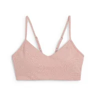 Bielizna sportowa damska - Damski stanik MOVE CLOUDSPUN AOP PUMA Rose Quartz Pink - miniaturka - grafika 1