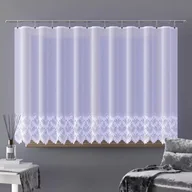 Firany - Firanka gotowa żakardowa Alisma A149 250x130 cm biała - 250 cm 130 cm - miniaturka - grafika 1