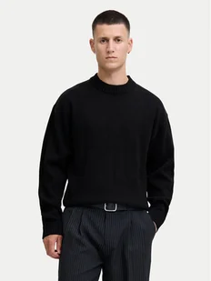 Jack&Jones Sweter Urban 12278942 Czarny Relaxed Fit - Swetry męskie - miniaturka - grafika 1
