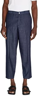 Spodnie męskie - Sisley Spodnie męskie, Ciemnoniebieski dżins 902, 48 - grafika 1