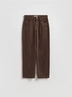 Spodnie damskie - Reserved - Jeansy straight fit - dark grey jeans - miniaturka - grafika 1