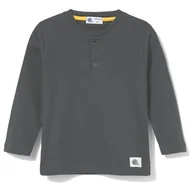 Bluzki damskie - Bluzka z guzikami szara 98 - miniaturka - grafika 1