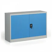 Szafy biurowe - B2B Partner Metalowa szafa, demontowana, 1 półka, 1200 x 800 x 400 mm, niebieski 908009 - miniaturka - grafika 1