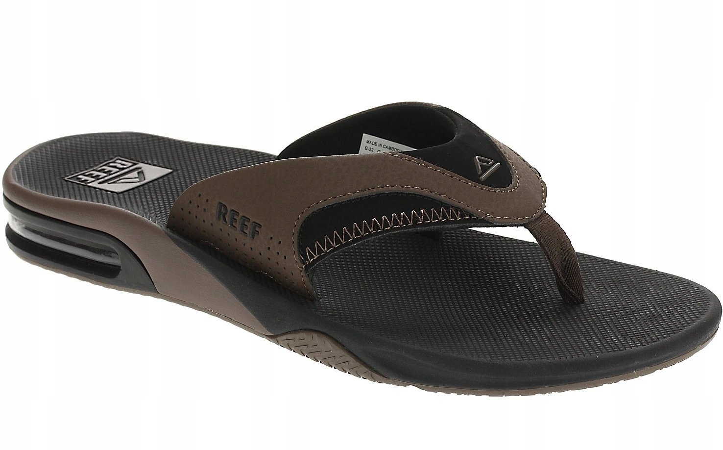 Japonki męskie Reef M'S Fanning, black and tan, 42 us 9