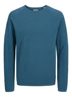 Swetry męskie - Jack & Jones Sweter w kolorze niebieskim - miniaturka - grafika 1