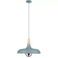 Lampy sufitowe - W delikatnym turkusie - lampa wisząca Juna - miniaturka - grafika 1
