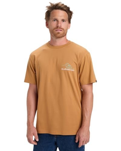 Quiksilver Koszulka z krótkim rękawem Light Waves SS Brązowa XXL