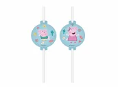 Urodziny dziecka - PROCOS DISNEY Słomki urodzinowe Świnka Peppa - 4 szt. 91881 - miniaturka - grafika 1