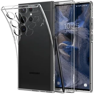 Spigen Etui Liquid Crystal do Samsung Galaxy S23 Ultra Przezroczysty - Etui i futerały do telefonów - miniaturka - grafika 1