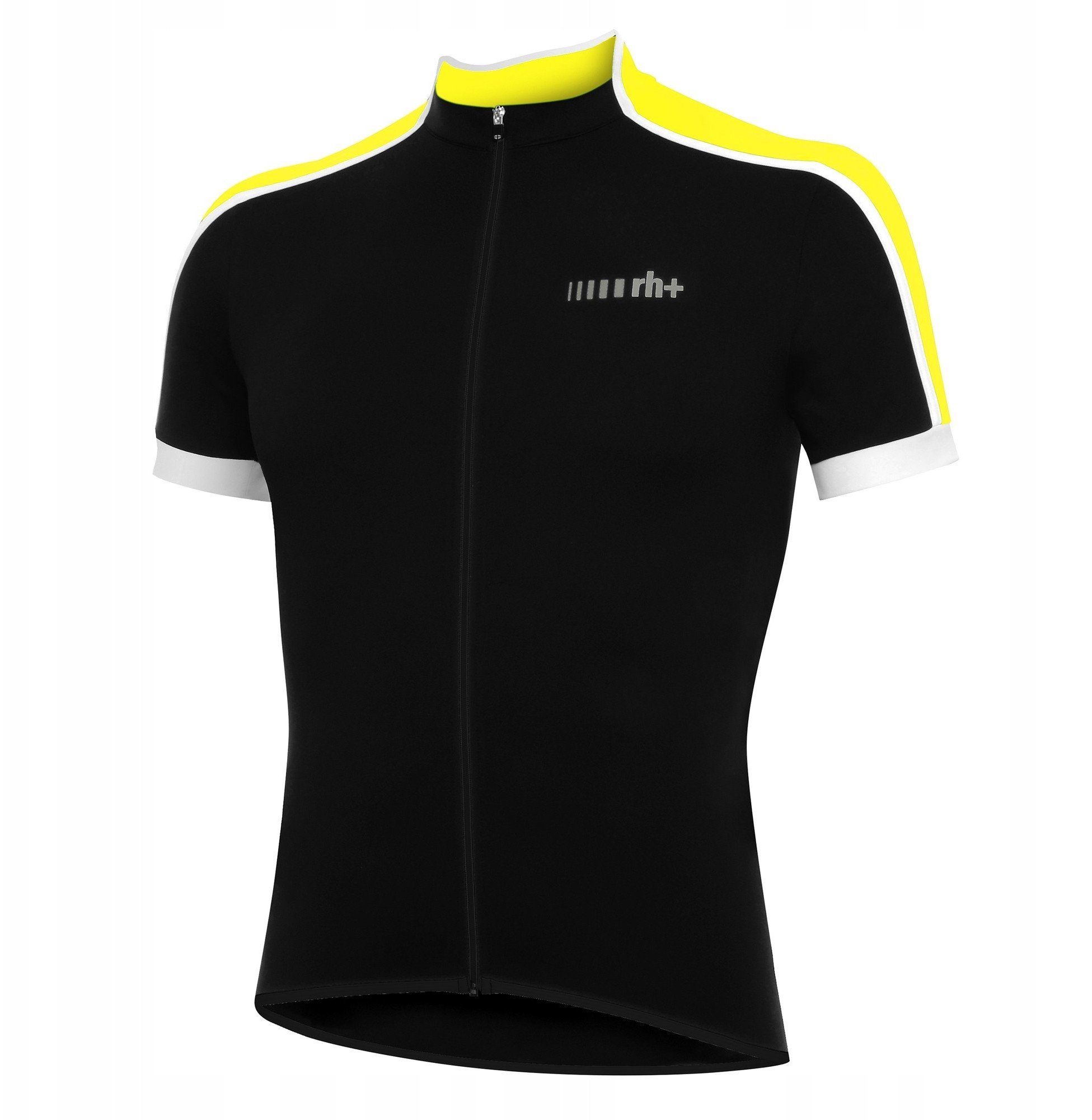 Koszulka rowerowa zeroRH+ Prime WHITE-ACID YELLOW - L