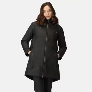 Regatta Damska Kurtka Parka z Kapturem Fantine Czarny, Rozmiar: 38 - Kurtki damskie - miniaturka - grafika 1