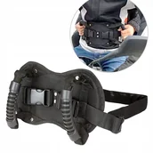 Uchwyty samochodowe do telefonów - Pas na motocykl dla pasażera – uchwyt komfort bezpieczeństwo jazdy - miniaturka - grafika 1