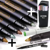 Przybory szkolne - MARKER METALICZNY pisak mazak markery metalic 1szt do szkoły biura METALIC - miniaturka - grafika 1