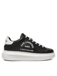 KARL LAGERFELD Sneakersy KL62539K Czarny - Sneakersy damskie - miniaturka - grafika 1