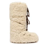 Śniegowce damskie - Śniegowce Moon Boot 80D1403070 Beżowy - miniaturka - grafika 1