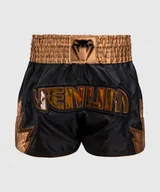 Kimona, stroje i obuwie - Venum Spodenki Muay Thai Inferno Black/Bronze S - miniaturka - grafika 1