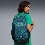 Plecaki - Plecak miejski unisex Puma ACADEMY AOP turkusowy 09115023 - miniaturka - grafika 1