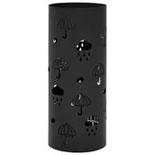 Wieszaki i stojaki - Czarny stalowy stojak na parasole D8-M70 - miniaturka - grafika 1