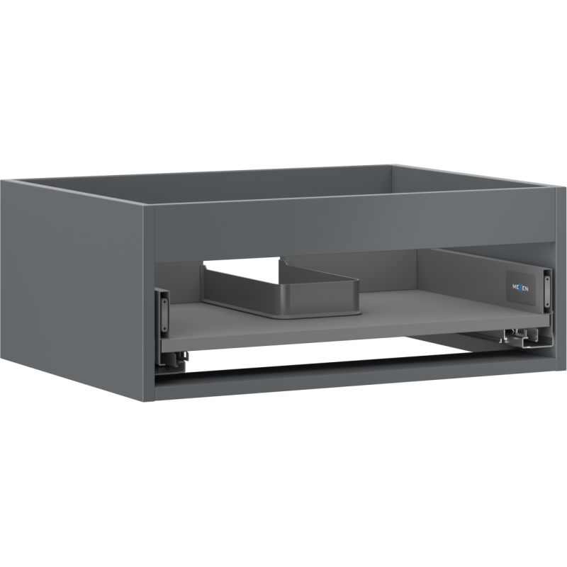 Mexen Box-A korpus szafki podumywalkowej 60 cm, 1 szuflada, grafit mat - 91AX0-0600-235-1-66
