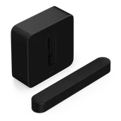 Soundbary - SONOS BEAM (Gen2)+ SUB 4 zestaw rozrywkowy premium (komplet/czarny) - miniaturka - grafika 1