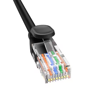 Kabel sieciowy Baseus Ethernet CAT5, 10m (czarny) - Kable miedziane - miniaturka - grafika 4
