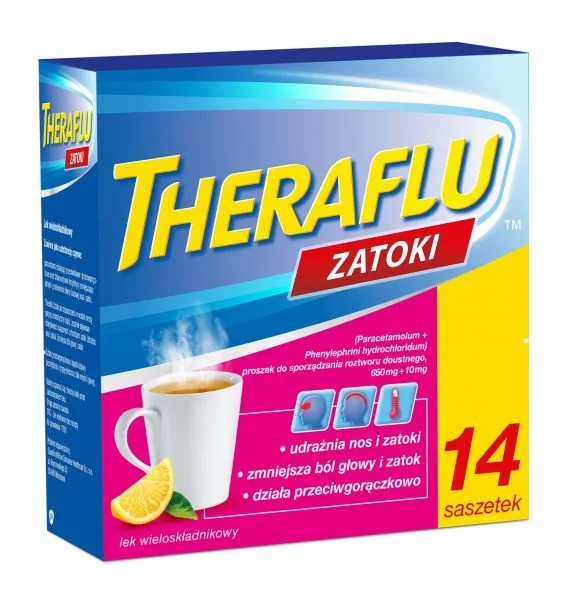 Novartis Theraflu Zatoki 14 szt.