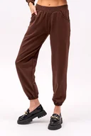 Spodnie sportowe damskie - Dresowe spodnie damskie ,,SEHER czekolada - miniaturka - grafika 1