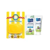 Balsamy i oliwki dla dzieci - Makarczykowe Sp.j. Makarczykowe Sp.j Skarb Matki olejek 30 ml i Bean-B-Clean szczoteczka zestaw na ciemieniuszkę - miniaturka - grafika 1