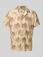 Koszule męskie - Koszula casualowa o kroju slim fit z wyhaftowanymi detalami model ‘BIJAN’ - miniaturka - grafika 1