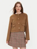Kurtki damskie - Tommy Hilfiger Kurtka przejściowa WW0WW47446 Beżowy Regular Fit - miniaturka - grafika 1