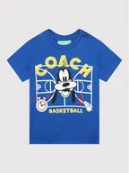 Koszulki dla chłopców - Benetton United Colors Of T-Shirt DISNEY 3096C1565 Niebieski Regular Fit - miniaturka - grafika 1