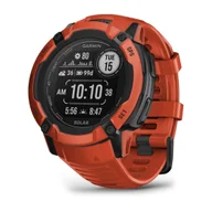 Smartwatch - Garmin Instinct 2X Solar Czerwony 010-02805-01 - miniaturka - grafika 1