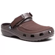 Klapki i japonki damskie - Crocs Klapki Yukon Vista II Clog M 207142 Espresso - miniaturka - grafika 1