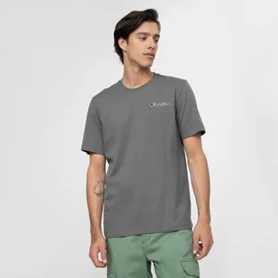 Męski t-shirt basic CHAMPION ROCHESTER Crewneck T-Shirt - szary - Koszulki sportowe męskie - miniaturka - grafika 1