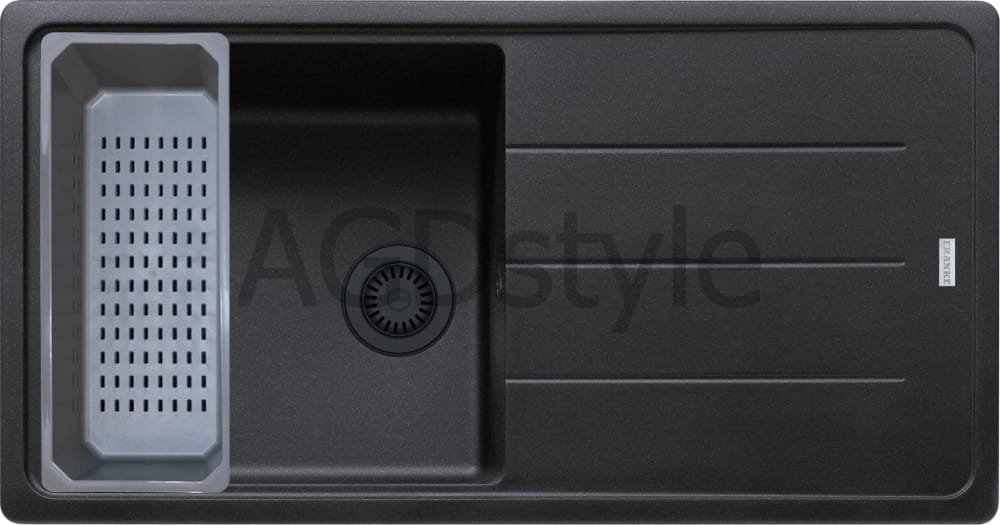 FRANKE Basis BFG 611-97 onyx BLACK EDITION (114.0741.178)
