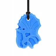 Gryzaki dla dzieci - Gryzak Logopedyczny Naszyjnik ARK TRICERATOPS Niebieski Twardy / XXT - miniaturka - grafika 1
