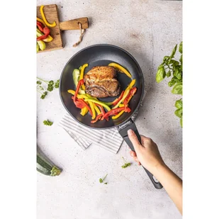 SK PATELNIA Z POWŁOKĄ MARMUROWĄ NON-STICK 24CM KLAUSBERG KB-7689 emix - Patelnie - miniaturka - grafika 6
