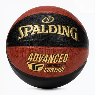Piłka do koszykówki Spalding Advanced Grip Control pomarańczowa/czarna rozmiar 7 - Koszykówka - miniaturka - grafika 1