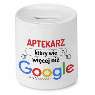 Skarbonka Dla Aptekarza na Urodziny na Prezent z Nadrukiem ze Zdjęciem - Skarbonki - miniaturka - grafika 1