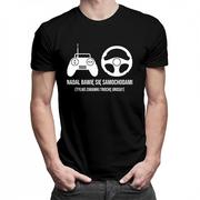 Koszulki męskie - Nadal bawię się samochodami (tylko zabawki trochę urosły) - męska koszulka z nadrukiem 9384 - miniaturka - grafika 1