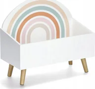 Pojemniki na zabawki - Zeller Skrzynia na zabawki RAINBOW, MDf + sosna - miniaturka - grafika 1