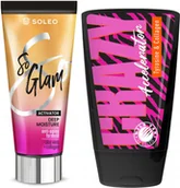 Balsamy i kremy do opalania - Soleo So Glam + Wild Tan Crazy Accelerator Gratis - miniaturka - grafika 1