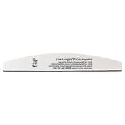 Lakiery do paznokci - Peggy Sage 2-Way Nail File Medium pilnik do paznokci dwustronny 180/180 półksiężyc 1szt - miniaturka - grafika 1