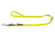 Smycze dla psów - Hunter regulowana smycz convenience 20/200 neonowo żółta - miniaturka - grafika 1