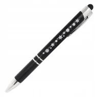 Długopisy - Długopis świąteczny podświetlany długopis grawer prezent święta śnieżynki - miniaturka - grafika 1