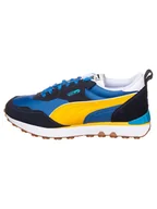Trampki męskie - Puma Sneakersy "Rider FV Essentials" w kolorze niebiesko-żółto-białym - miniaturka - grafika 1