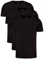 Koszulki męskie - Calvin Klein Underwear Komplet 3 t-shirtów 000NB4011E Czarny Classic Fit - miniaturka - grafika 1